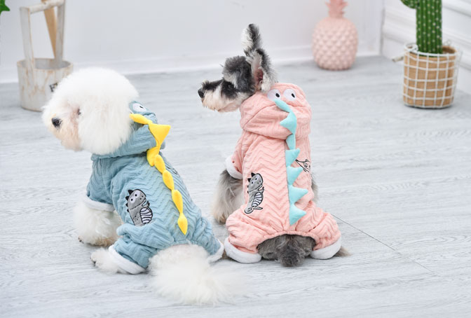 GA20076 Hooded warm dog jacket