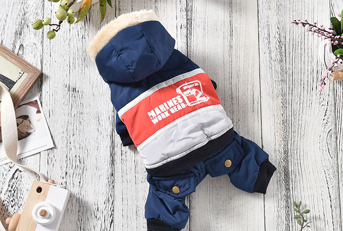 GA20044 Hooded dog coat