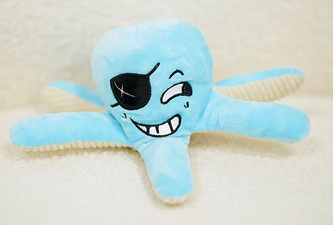 Pet toy Octopus starfish and manta ray